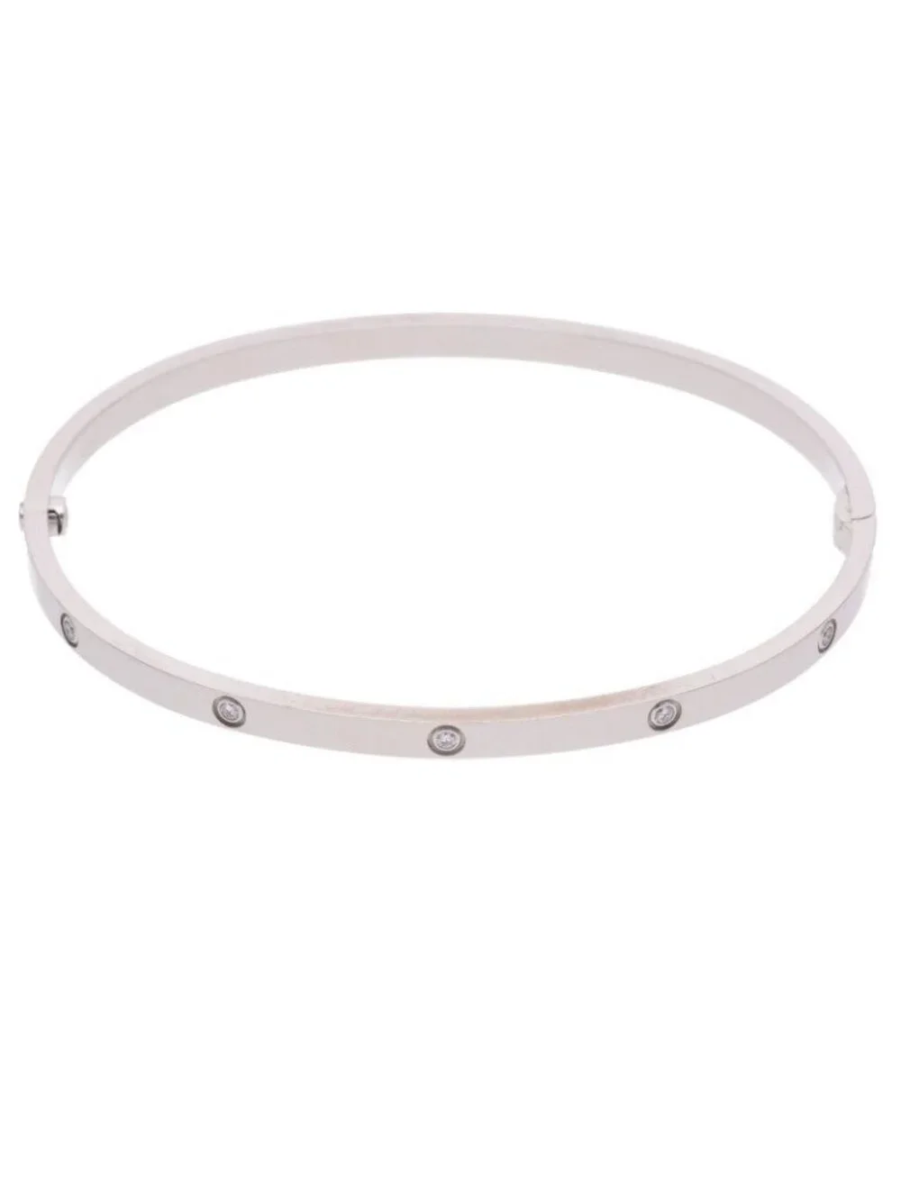 Cartier Love Bracelet 18k White Diamond 20